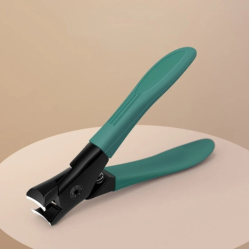 Large Anti-Splash Nail Clipper for Thick Nails – Stainless Steel Nail Clipper Qme Green China Mainland