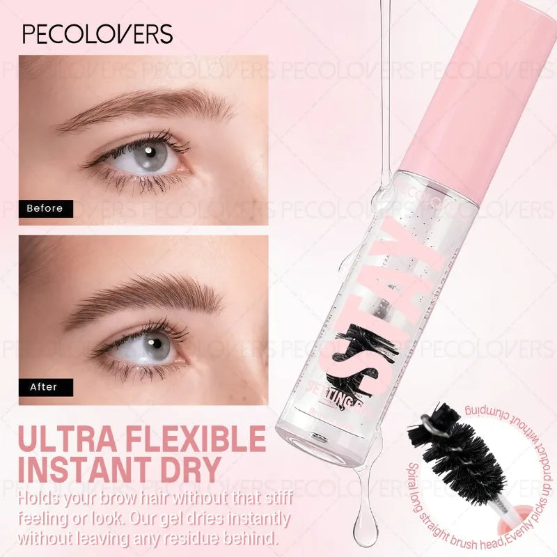 Qme Stereoscopic Eyebrow Gel – Wild Brow Sculpting Liquid Eyebrow Sculpting Gel Qme