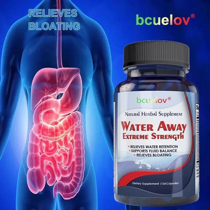 Bcuelov Natural Diuretic Capsules – Body Cleanse & Kidney Herbal Supplement Qst
