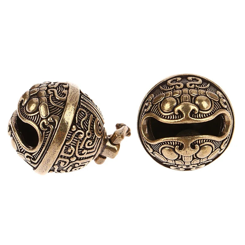 Lucky Brass Wind Bell Handicraft – Bronze Die Cast Charm Decorative Bell Charm Qme