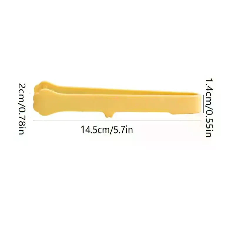 Cat Paw Silicone Mini Snack Tongs | Japanese Kitchen Tool Silicone Food Tongs Qme