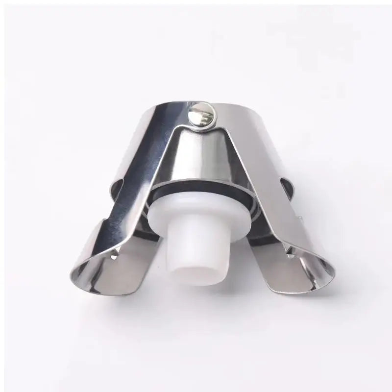 Stainless Steel Wine & Champagne Bottle Stopper Cork Plug Wine Bottle Stopper Qme A2