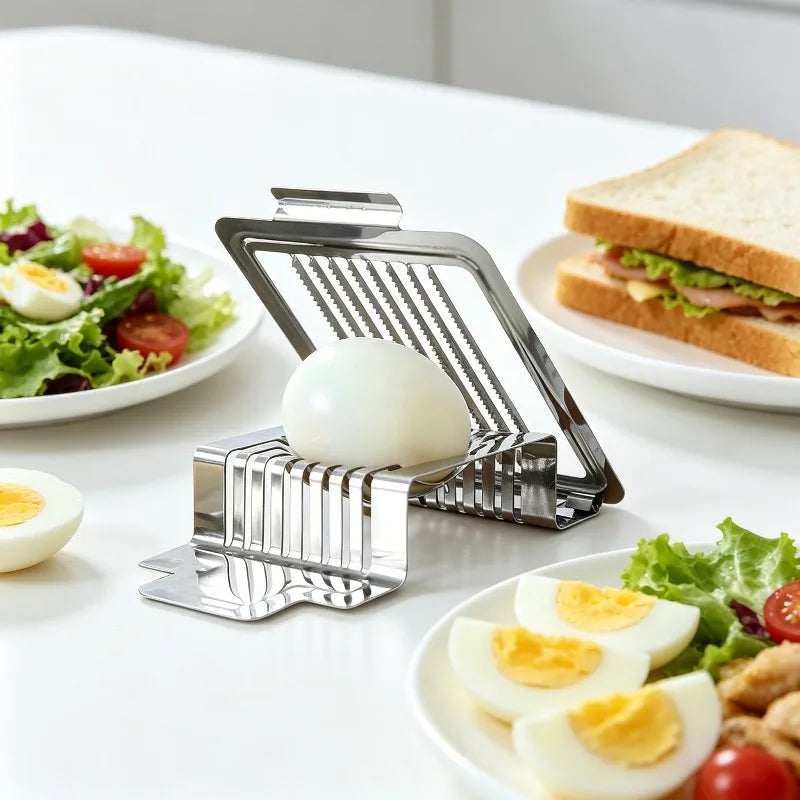 Multifunctional Stainless Steel Egg & Food Slicer Cutter Egg & Food Slicer Qme
