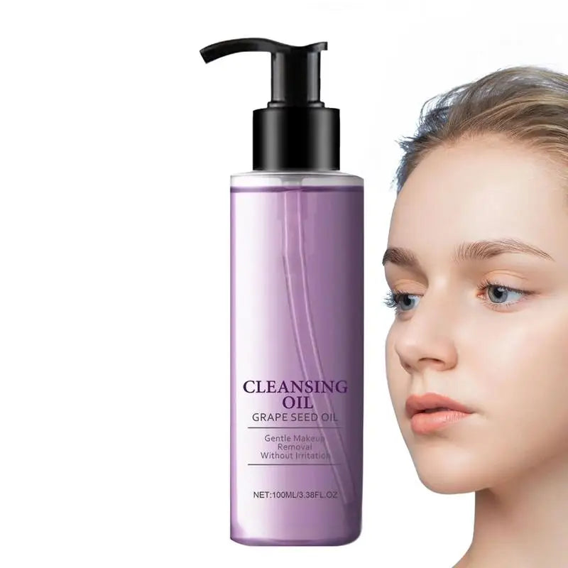 Grape Facial Cleansing Oil – Non-Greasy Moisturizing Remover Facial Cleansing Oil Qme