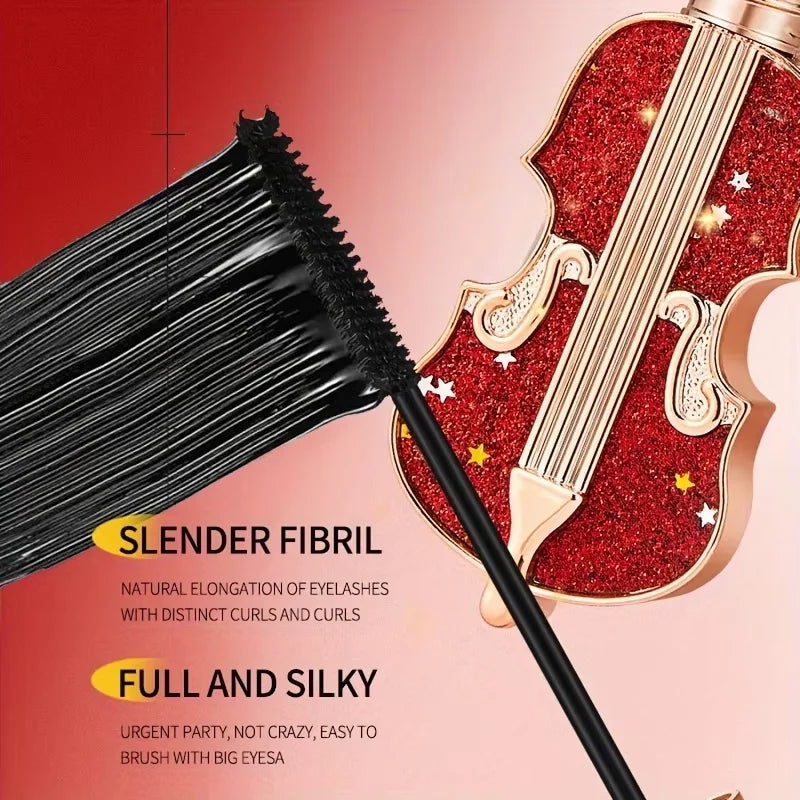 Violin Mascara – Lengthening, Volumizing & Waterproof Black Waterproof Mascara Qme
