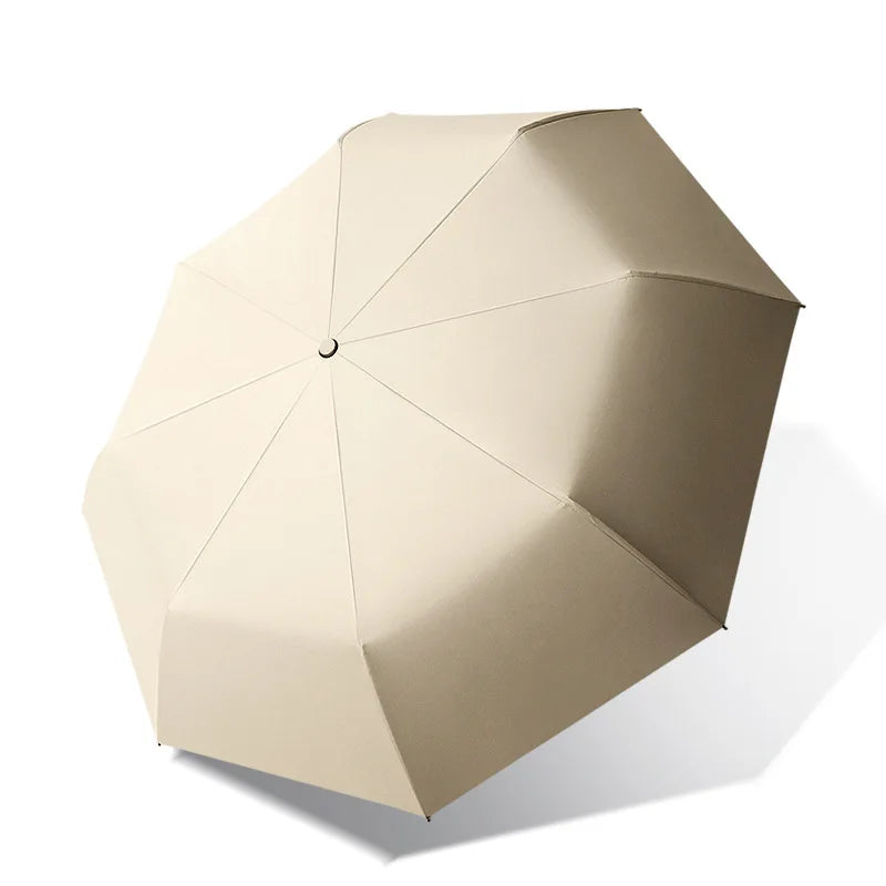 24-Bone Auto Folding Umbrella – SPF 50 UV & Wind Resistant Folding Umbrella Qst