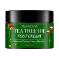 REAROYA Tea Tree Oil Foot Cream – Heel & Dry Skin Care 30g/60g Foot Cream Qst 100g