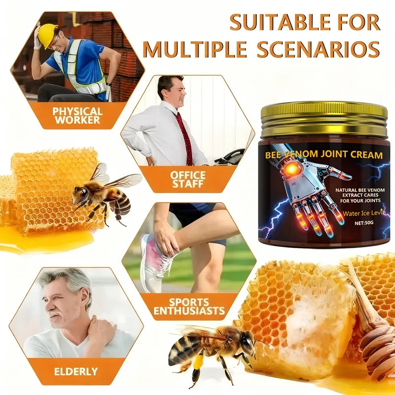 Bee Venom Cream with Hyaluronic Acid – Deep Moisturizer Moisturizing Skin Cream Qme