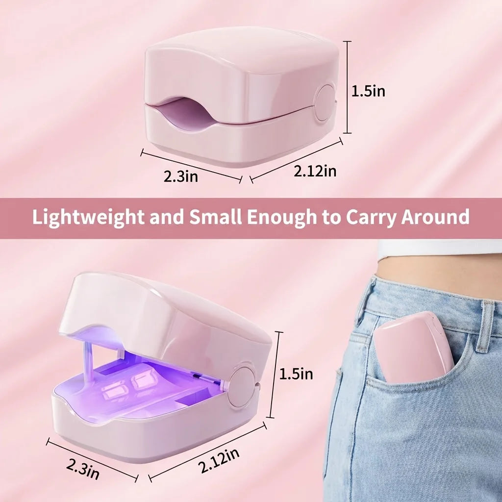 Jitesy Nail Cleansing Laser Device – Blue & Infrared LED Tool Nail Care Device Qst