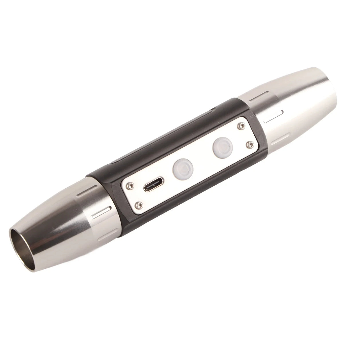 Professional Jade & Gem Torch – UV365 UV395 White Yellow Red UV Inspection Torch Qme Silver