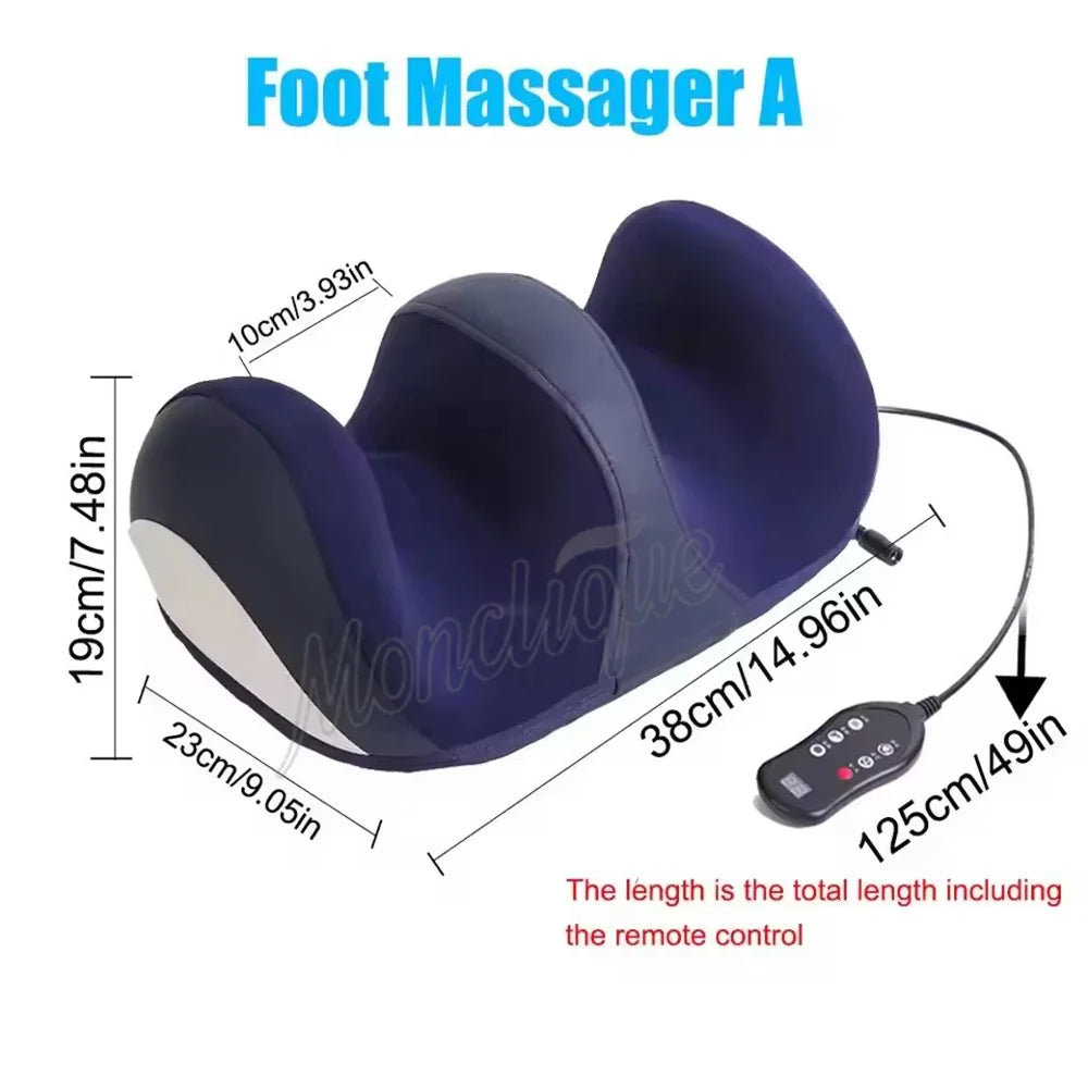3D Shiatsu Foot & Leg Massager with Heat – 3 Modes Foot Leg Massager Qst