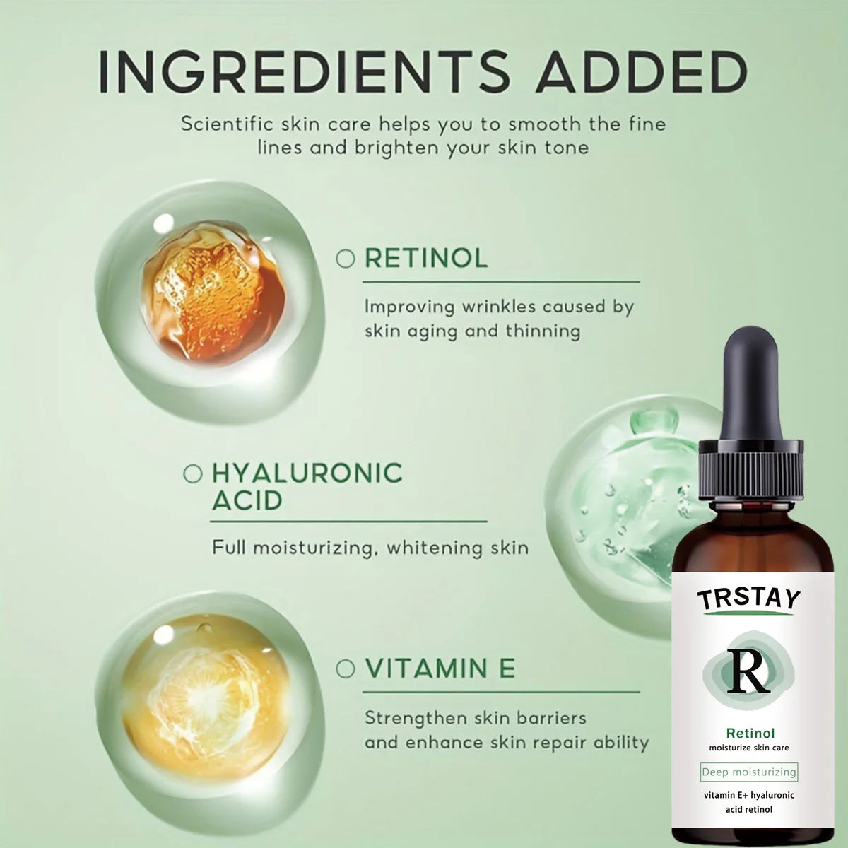 YRFKT 2.5% Squalane Retinol Face Serum – Brightening Oil Face Serum Oil Qst