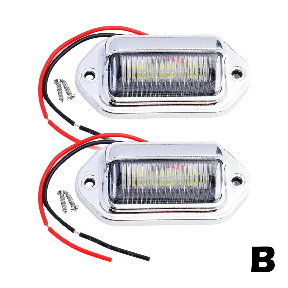 LED License Plate Light for SUV Truck Trailer Van | Qme License Plate Light Qme 2PCS