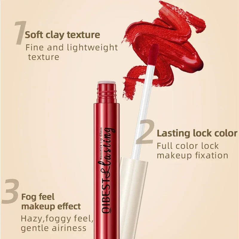 QIBEST 24 Colors Matte Liquid Lipstick – Waterproof Velvet Matte Liquid Lipstick Qme