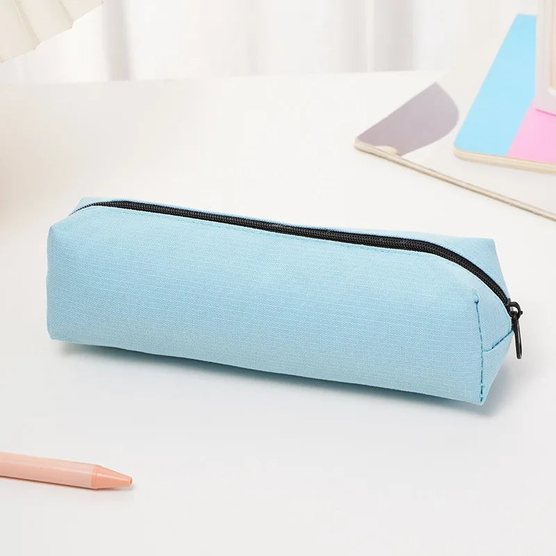 Mini Zipper Pencil Case | Small Fabric Pen Bag for School Zipper Pencil Case Qme