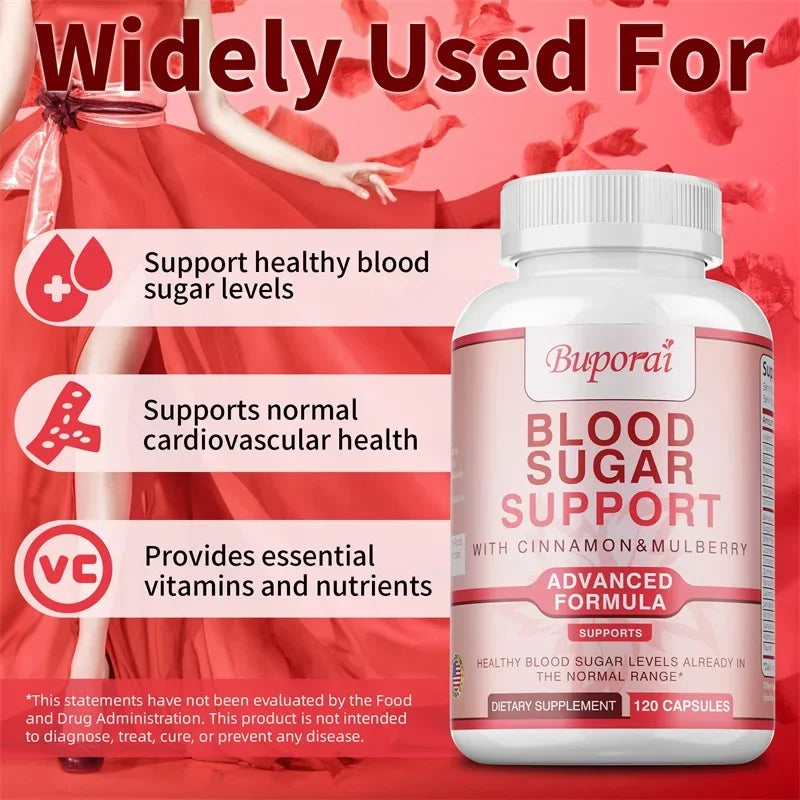 Blood Sugar Support Supplement – Zinc, Biotin & Magnesium Dietary Supplement Qst