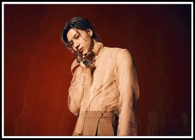 Taemin Album Canvas Wall Art – Mosaic Poster Print Canvas Wall Art Qst 15 50x70cm Unframed