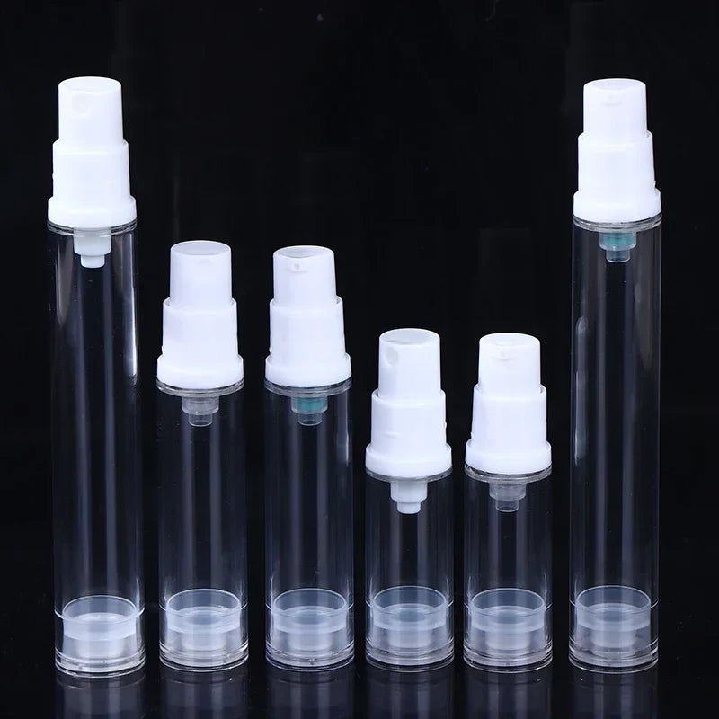 Mini Vacuum Press Bottle – Refillable Portable Lotion Spray Travel Cosmetic Bottle Qme