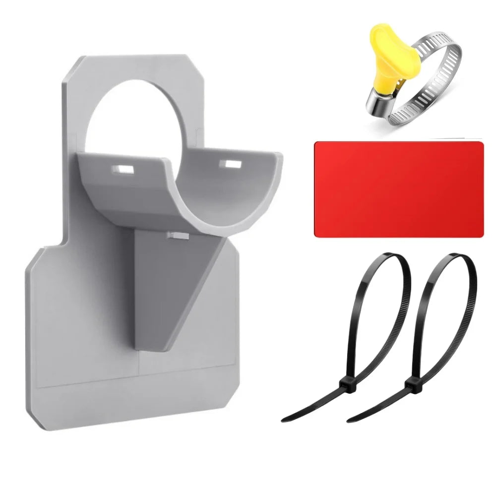 Swimming Pool Pipe Holder 30–37mm Hose Support Bracket Pool Hose Bracket Qme 1 Set Grey-B