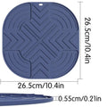 Silicone Air Fryer Mat – Non-Slip Kitchen Counter Protector Silicone Appliance Mat Qme China Mainland Blue one size