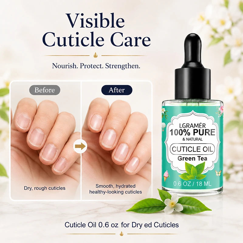LGRAMER 18ml Cuticle Oil Nail Treatment – 6 Scents Cuticle Oil Qst