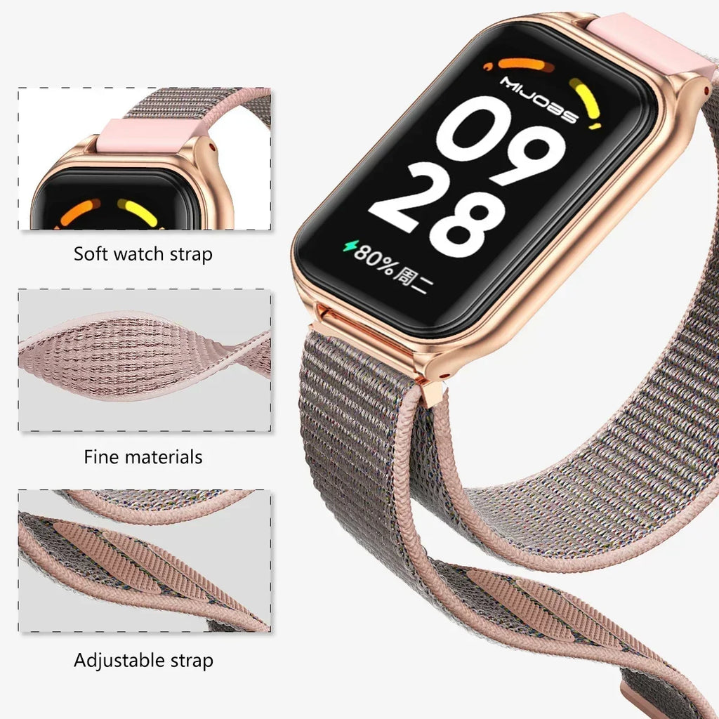 Nylon Loop Strap for Xiaomi Redmi Band 2 – 15 Colors Smart Watch Strap Qme