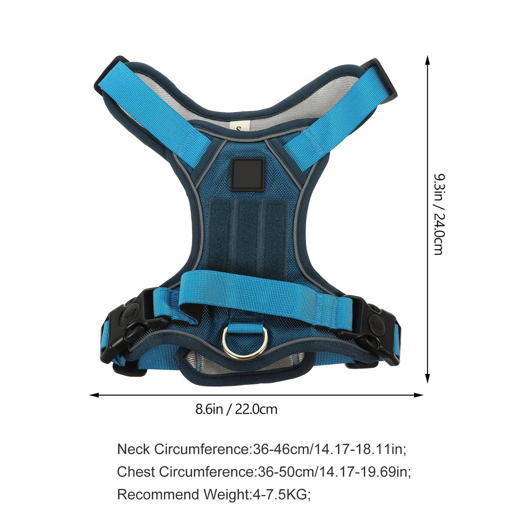 Adjustable Vest Harness for Small Dogs & Puppies | Oxford Dog Vest Harness Qme