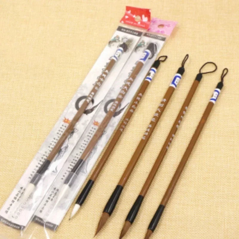 Calligraphy Practice Brush Set for Beginners – Wood Handle Calligraphy Brush Set Qme