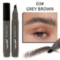 Qme 4-Pronged Waterproof Eyebrow Pencil – Smudge-Proof Brows Eyebrow Pencil Qme 03