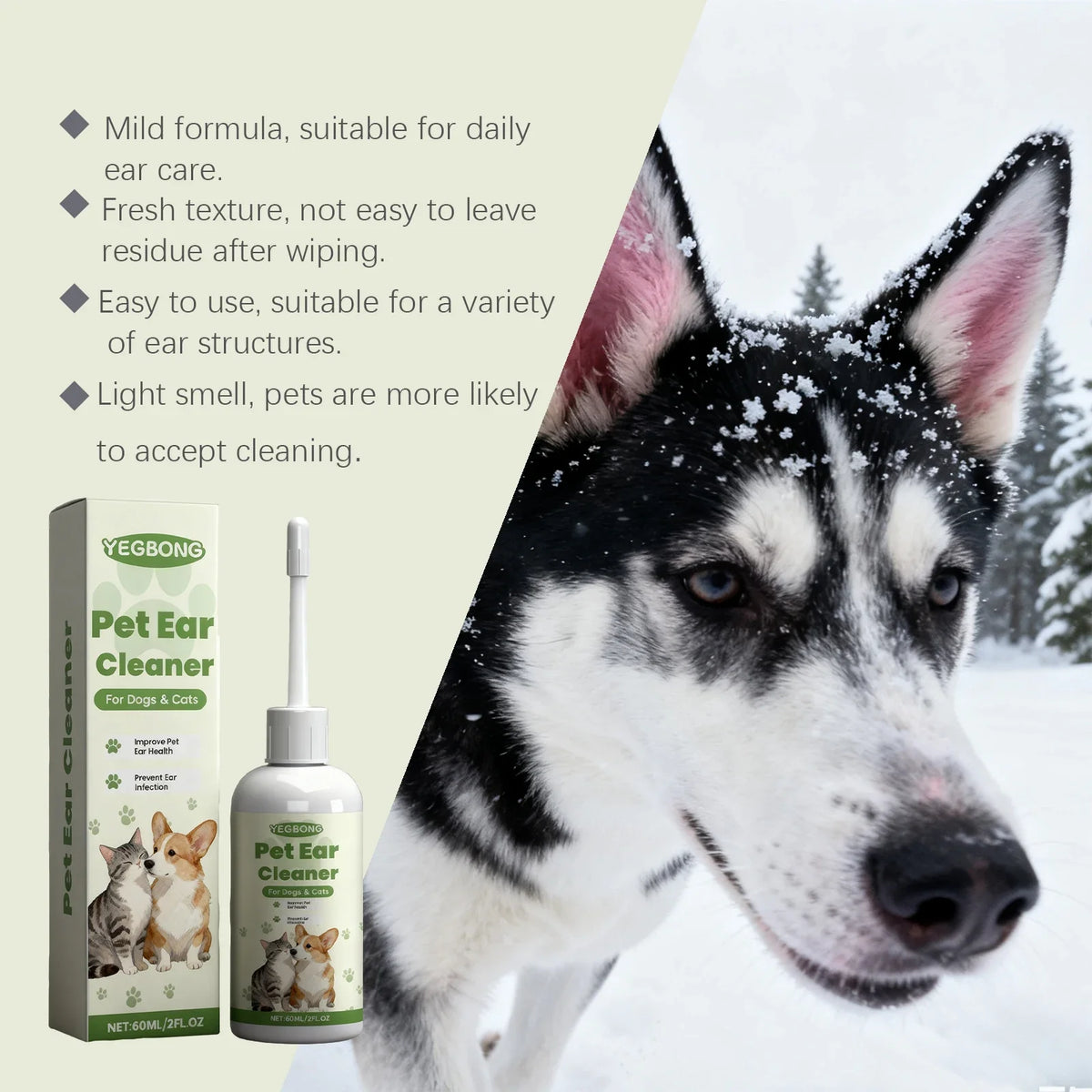 Pet Ear Drops – Gentle Earwax Cleaning & Odor Control Pet Ear Drops Qme
