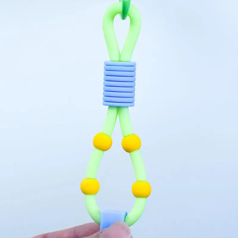 Water Bottle Strap Carrier – Durable Anti-Slip Rope Handle Bottle Carrier Strap Qme Green