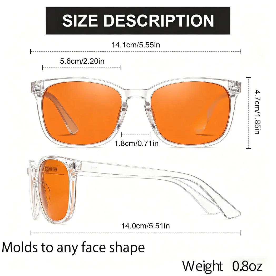 VOPHA S70 Blue Light Blocking Glasses – Amber Lenses Blue Light Glasses Qst