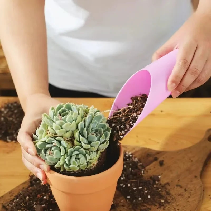 Mini Plastic Shovel & Bucket Set for Succulents – 6 Colors Mini Garden Tool Set Qme