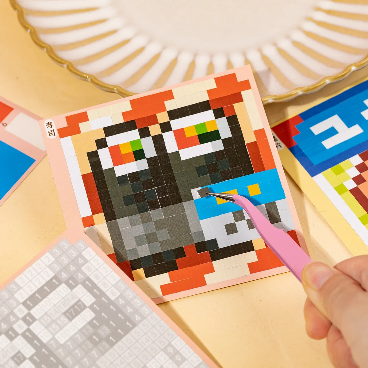 Pixel Food Milk Cake DIY Sticker Book – Kawaii Craft Journal DIY Sticker Book Qme