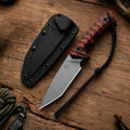 HUANGFU Multifunctional Outdoor Knife – Camping, Hiking & Garden Outdoor Multi Knife Qst FU025