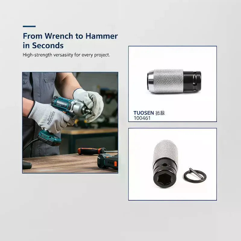 Heavy Duty Drill to Hammer Conversion Adapter | DIY Power Tool Drill Conversion Adapter Qme