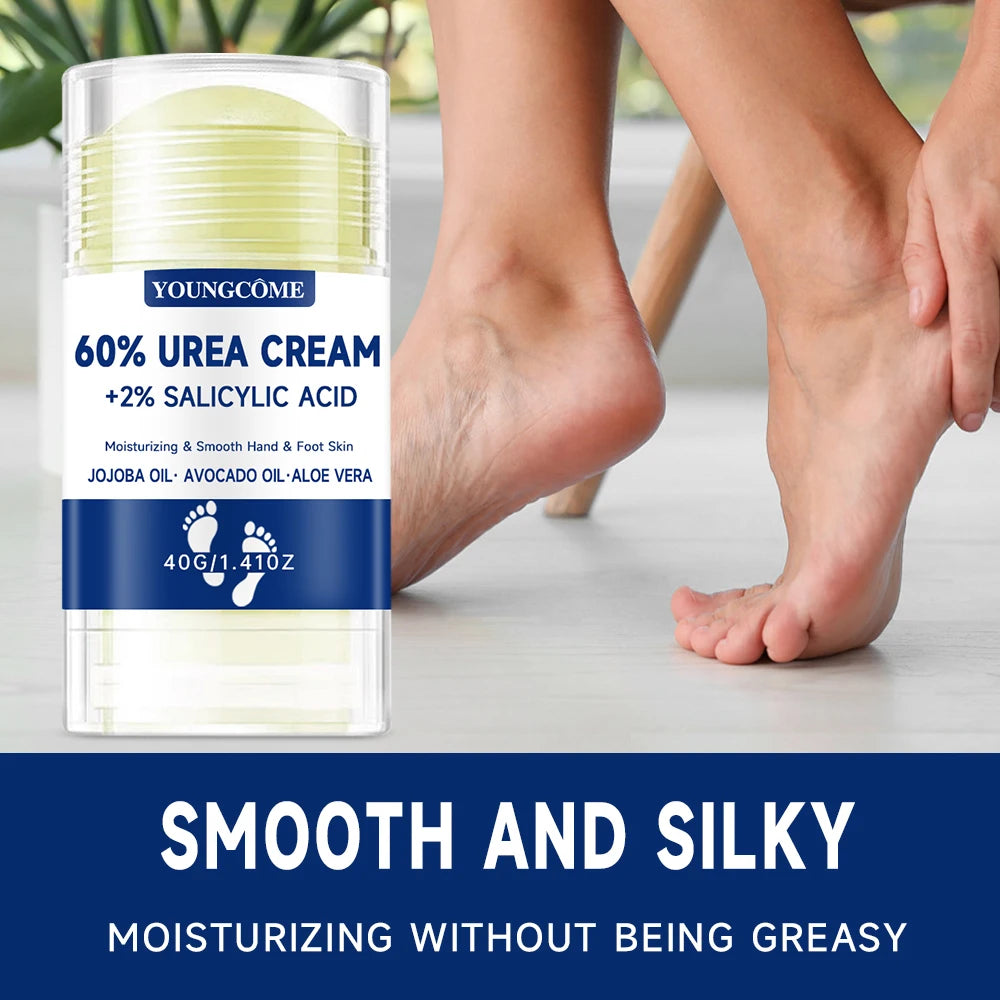 YOUNGCOME 60% Urea Foot Cream 2-Pack – Deep Moisturiser Urea Foot Cream Qst