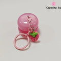 Mini Lip Balm Keychain Jar | Portable Cream & Mask Container Lip Balm Container Qme C