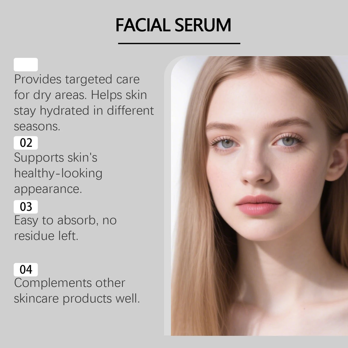 Hoygi Brightening Face Serum – Moisturize & Smooth Skin Face Serum Qst