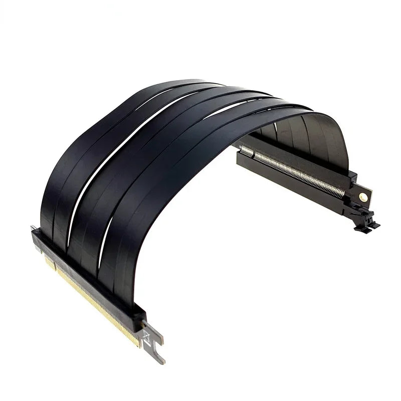 PCIe 3.0 x16 GPU Extension Cable Adapter 90° 180° Full Speed PCIe Extension Cable Qme