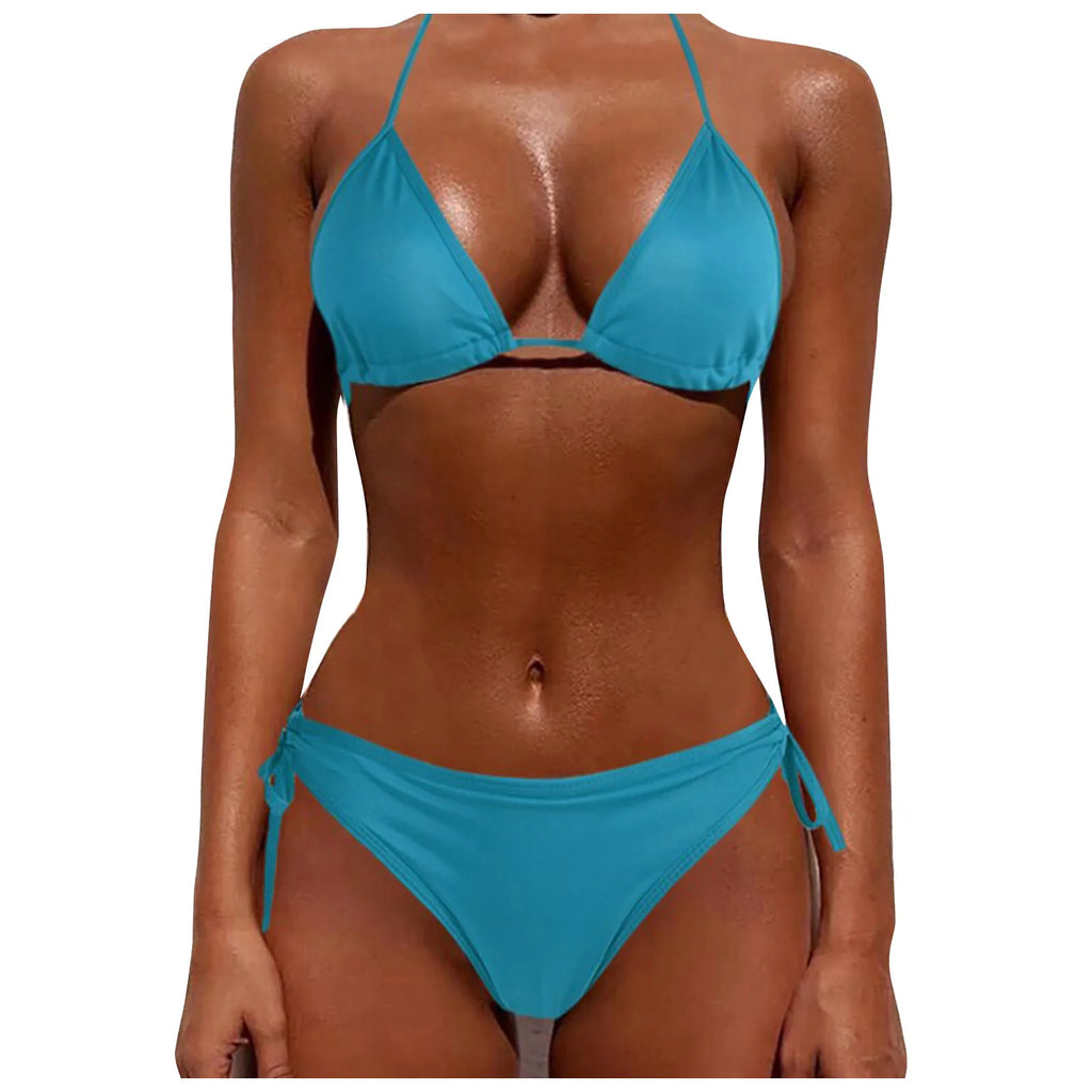 Women's Brazilian Bikini Push-Up Two-Piece Swimsuit Set Brazilian Bikini Set Qme