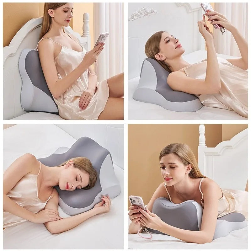Wedge Pillow – Neck Support, Nap & Headboard Cushion Wedge Support Pillow Qst