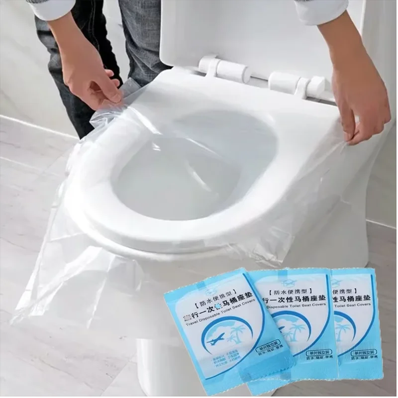 Disposable Toilet Seat Covers Waterproof Plastic – 10–50 Pack Disposable Toilet Cover Qme