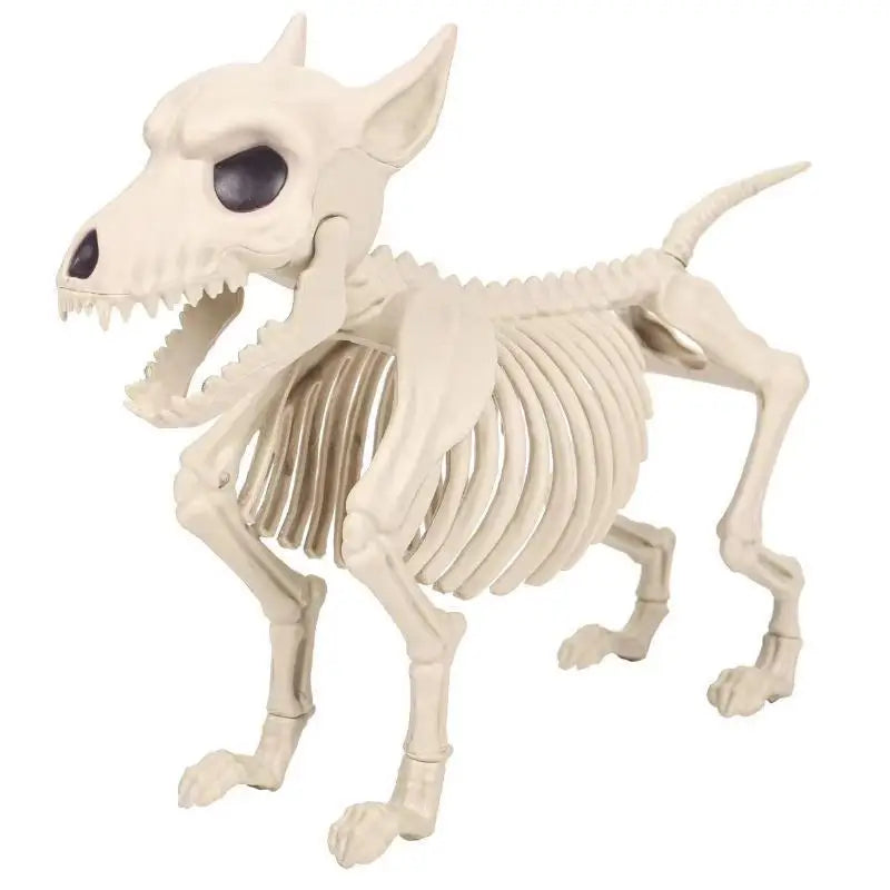 Halloween Wolf Skeleton Decoration Prop – Simulated Animal Model Halloween Decoration Prop Qme