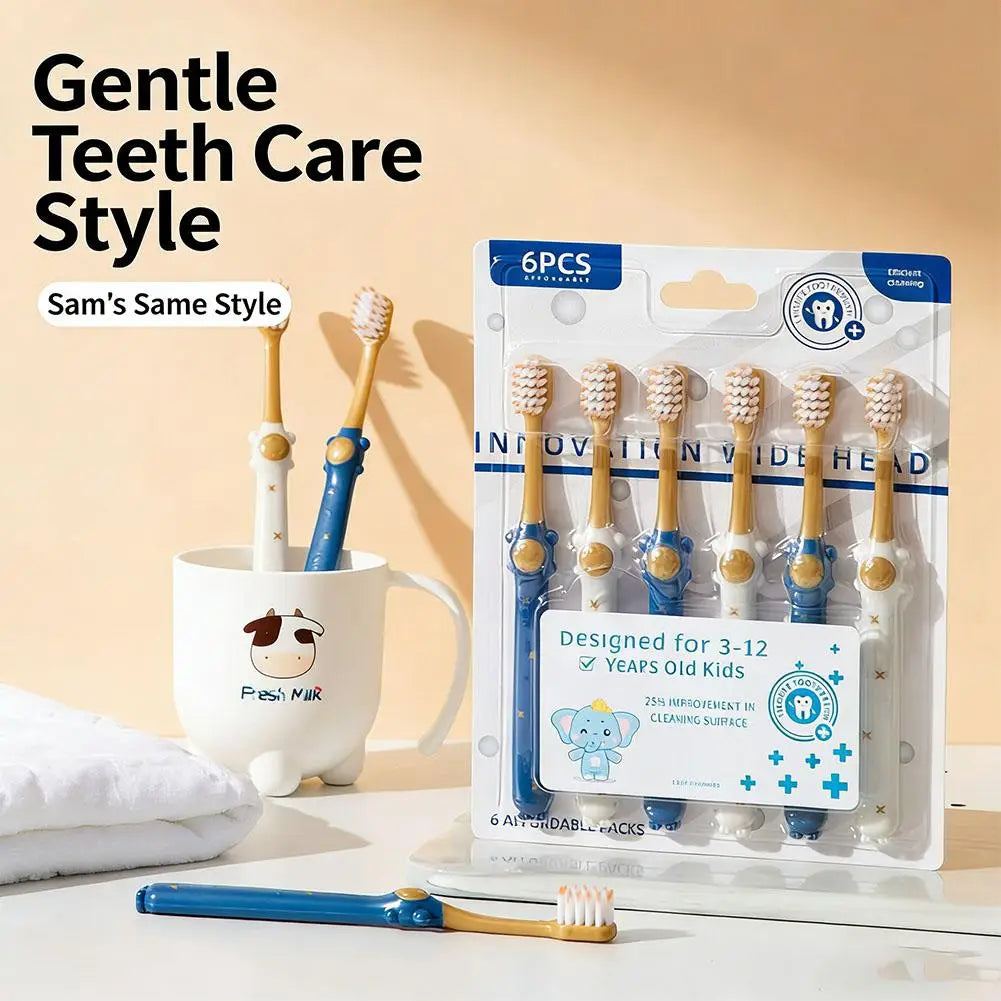Soft Bristle Toothbrush – Gentle Plaque Removal for All Ages Manual Toothbrush Qme