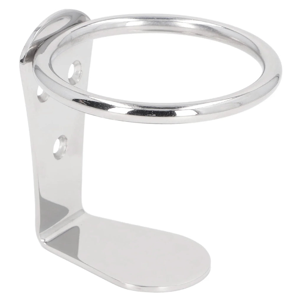 Stainless Steel Wall Mount Drink Holder – Boat, RV & Yacht Wall Mount Cup Holder Qme