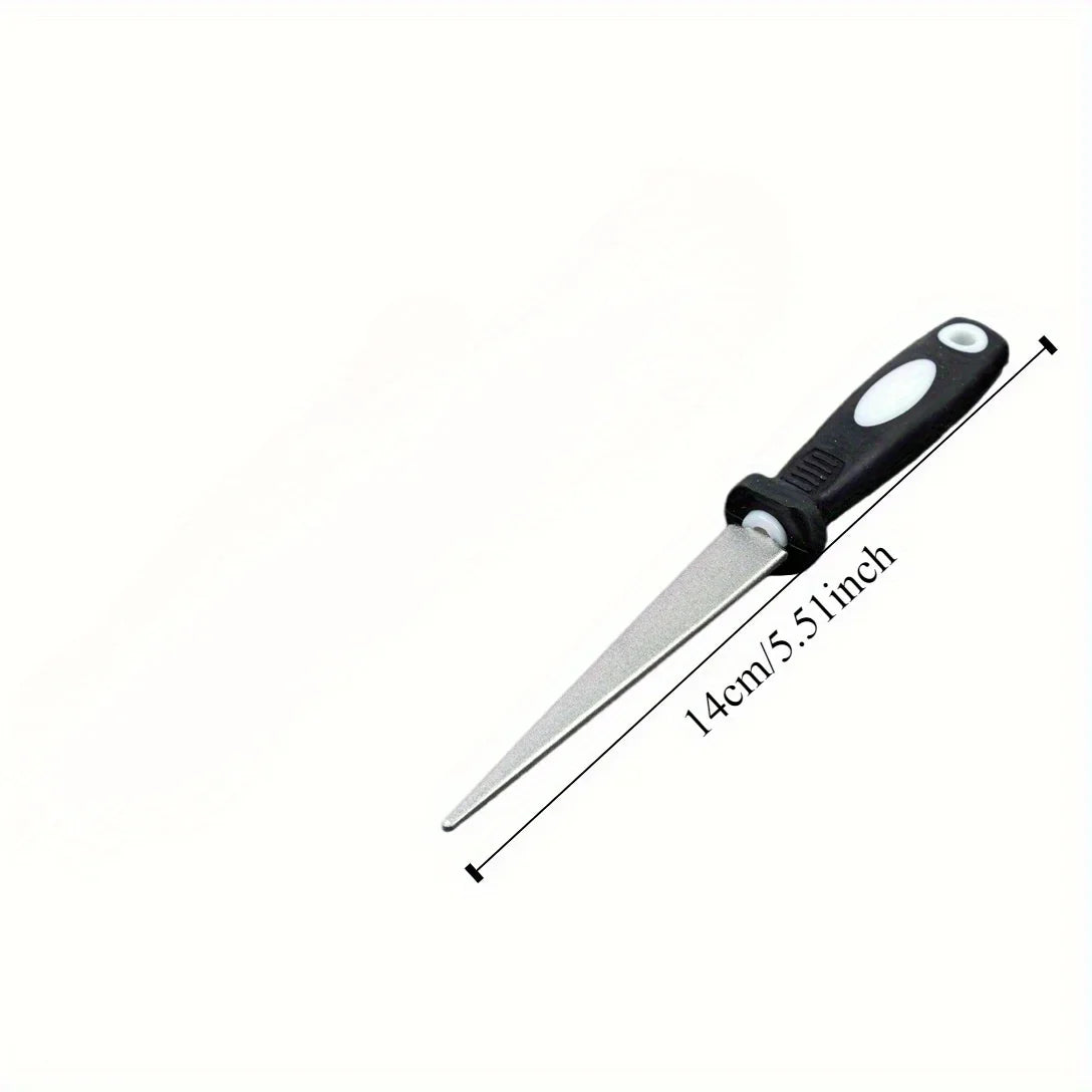 Dual-Sided Diamond Sharpening Stone for Knives & Scissors Diamond Sharpening Stone Qme