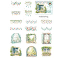 16 Sheets PET Stickers Window Frame Fringe – Scrapbook & Journal Decorative Craft Stickers Qme 5