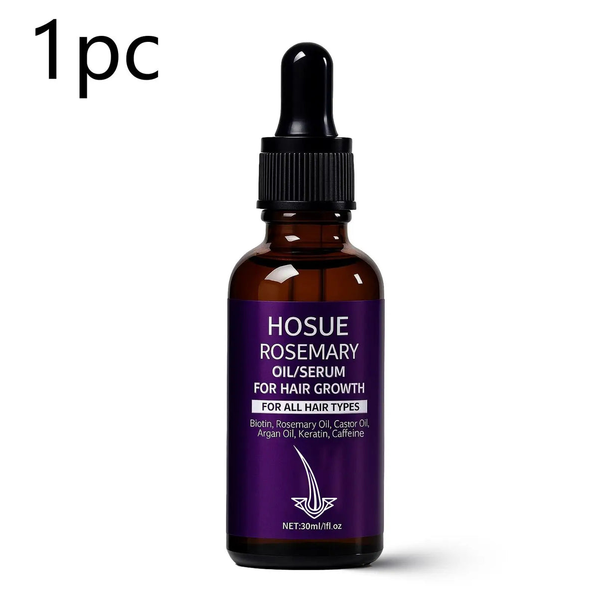 Rosemary Hair Essence Serum – Scalp Treatment & Strengthener Hair Care Serum Qst 1pc United States