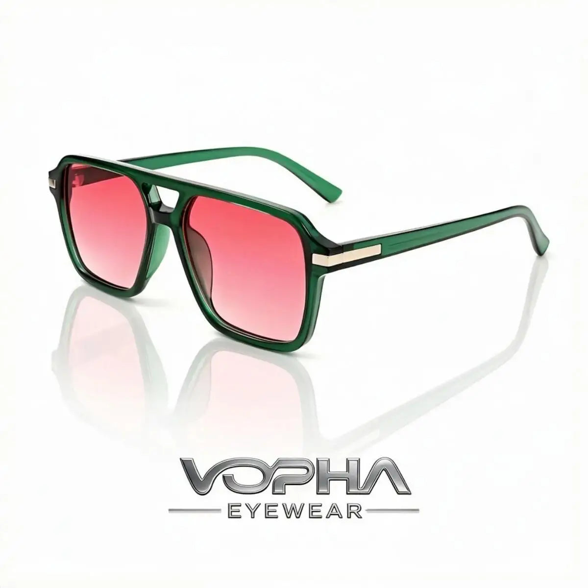 VOPHA Retro Square Aviator Sunglasses UV400 – Women & Men S31 Fashion Sunglasses Qst C3